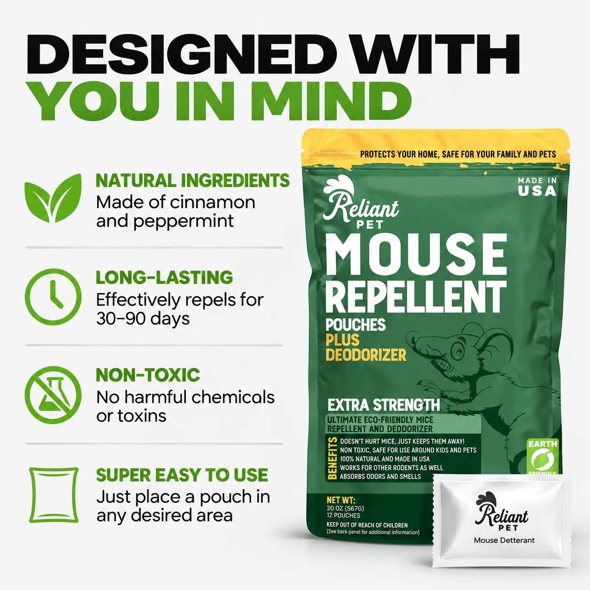 Place There Where Mice Hide - Keep Them Out For Good.