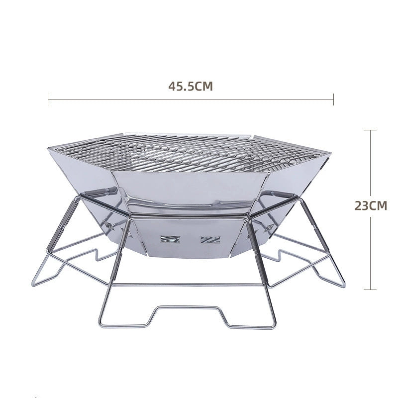 Hexagonal Folding Fire Pit