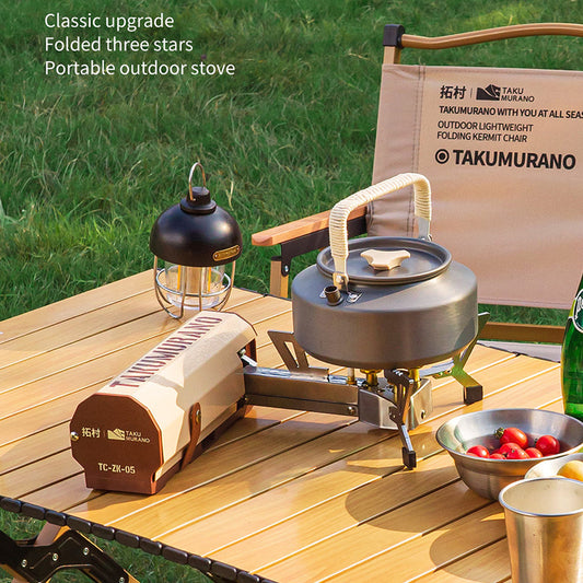 Portable Triple Flame Camping Stove