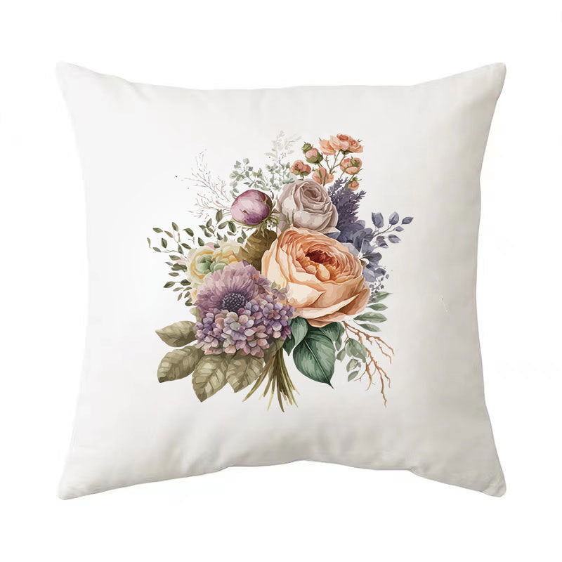 Watercolor Floral Heat Transfer Design Set (9 Designs)