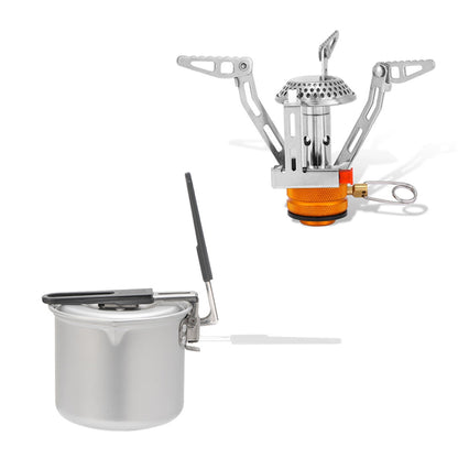 Outdoor Camping Cookware & Stove Kit