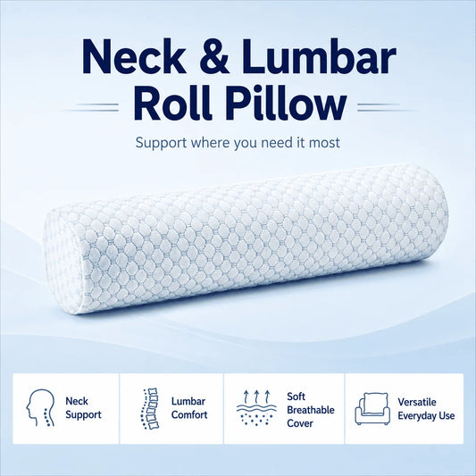 Neck&Lumbar Roll Pillow