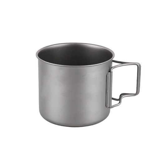 Titanium Camping Cup with Lid
