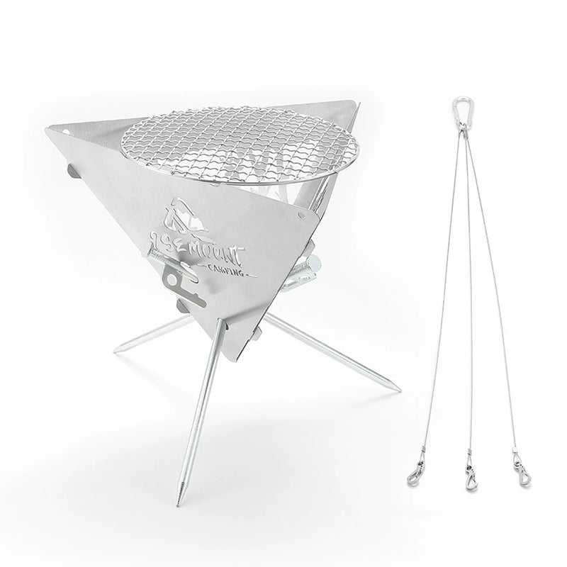 Foldable Triangle Fire Pit