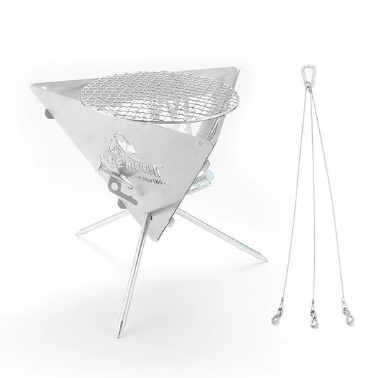 Foldable Triangle Fire Pit