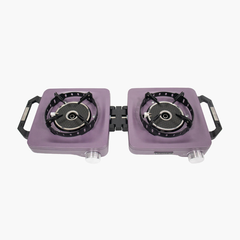Split-Type Dual-Burner Portable Camping Gas Stove