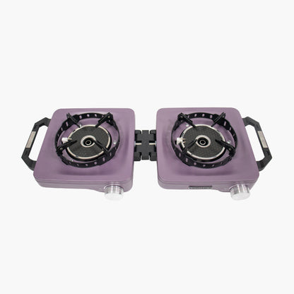 Split-Type Dual-Burner Portable Camping Gas Stove