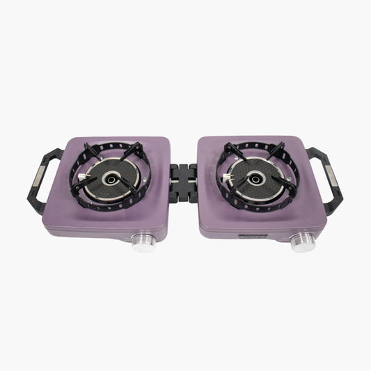 Split-Type Dual-Burner Portable Camping Gas Stove