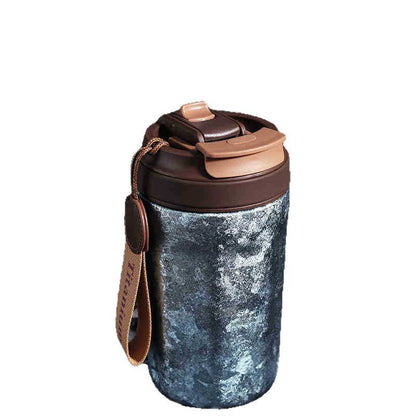 Titanium Ice-Texture Coffee Cup