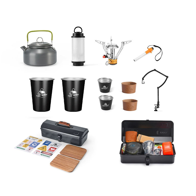 Outdoor Storage Kit with Lamp Stand