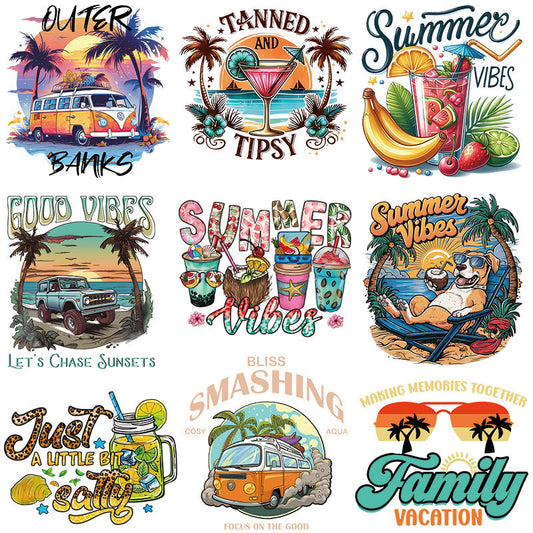 Summer Heat Transfer Design Set (9 Designs)