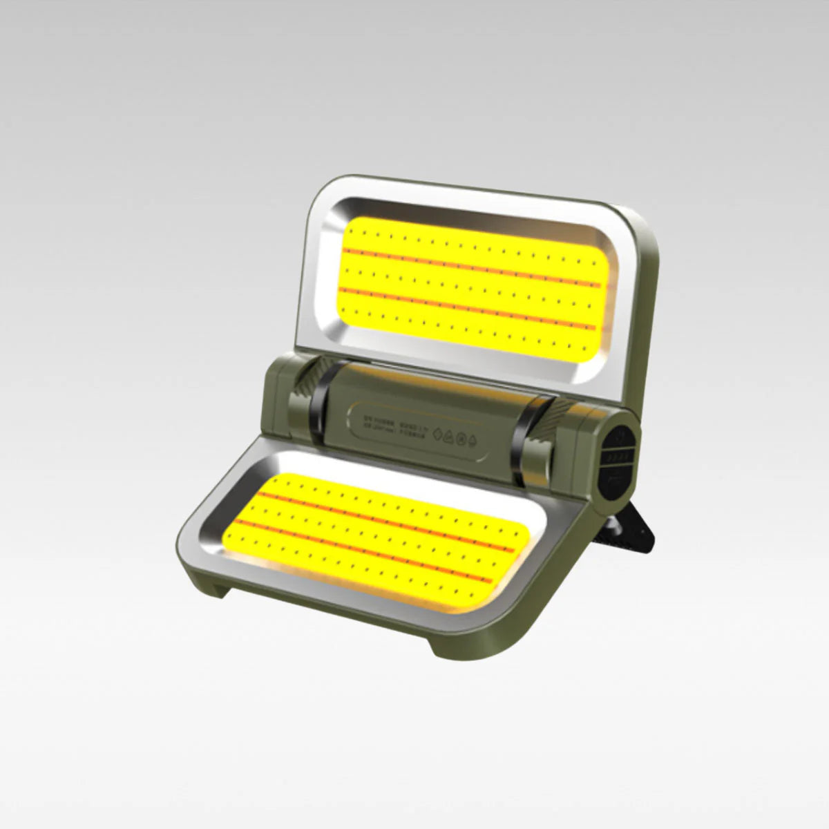 2400LM Solar-Powered Lithium Battery Flood Light