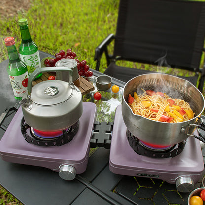 Split-Type Dual-Burner Portable Camping Gas Stove