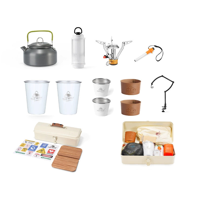 Outdoor Storage Kit with Lamp Stand