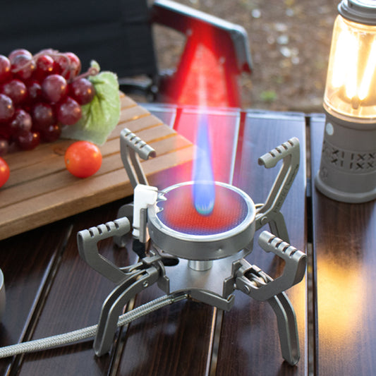 3800W High-Power Camping Stove – Stable Pressure Remote Gas Burner for Hiking & Camping | Campvella