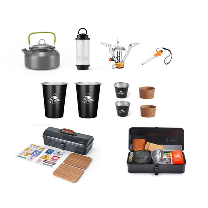 Outdoor Storage Kit with Lamp Stand