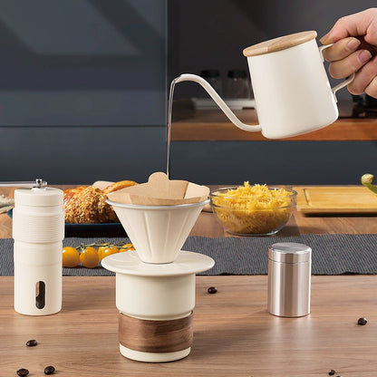 Portable 6-Piece Hand Brew Coffee Set with EVA Case