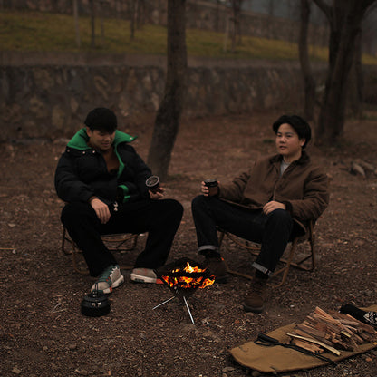 Foldable Triangle Fire Pit