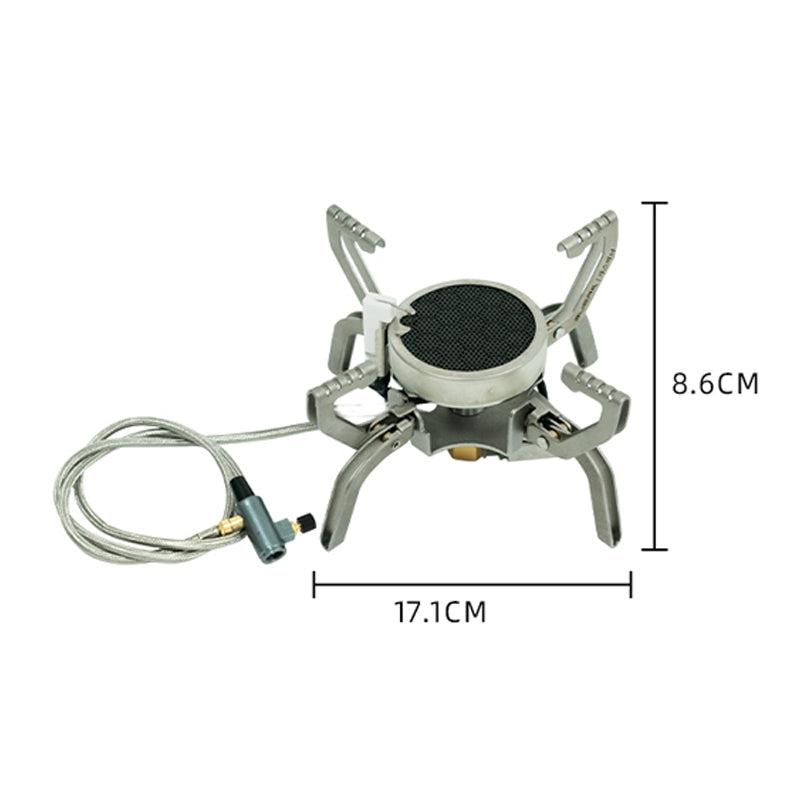 3800W High-Power Camping Stove – Stable Pressure Remote Gas Burner for Hiking & Camping | Campvella