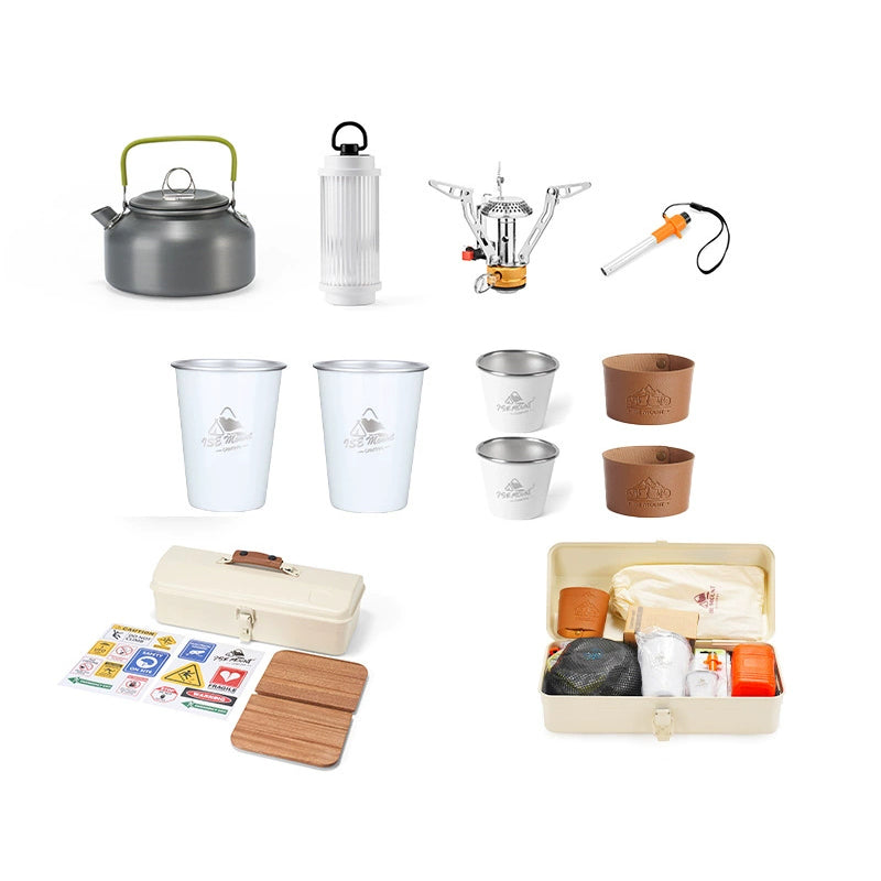 Outdoor Storage Kit with Lamp Stand