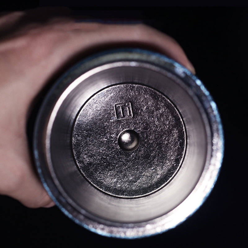 Titanium Ice-Texture Coffee Cup