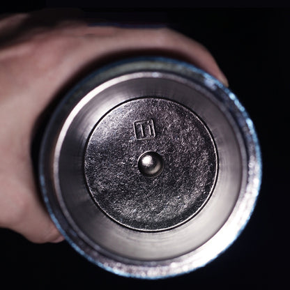 Titanium Ice-Texture Coffee Cup