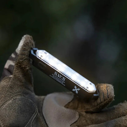 8-Piece Camping Rope Light Set with Buckles, Type-C Rechargeable, Stepless Dimming | Traverseon