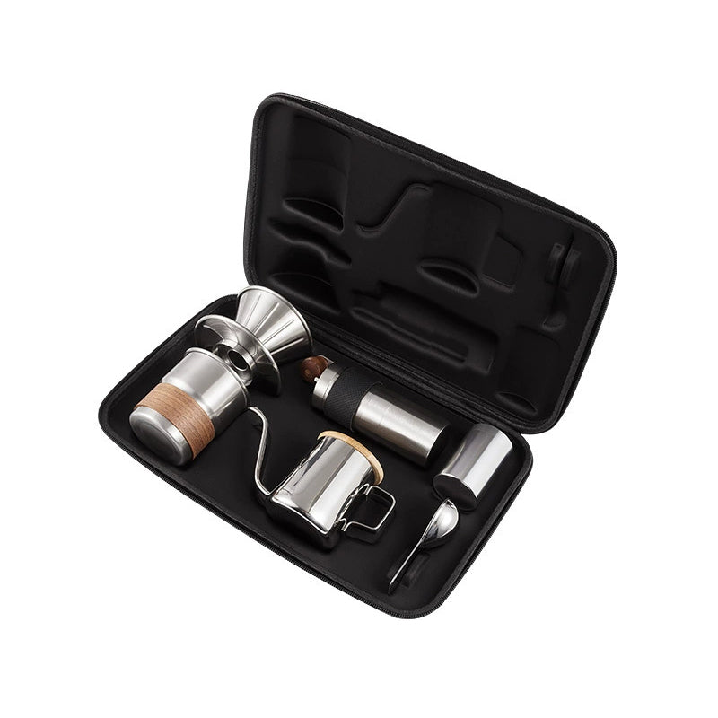 Portable 6-Piece Hand Brew Coffee Set with EVA Case