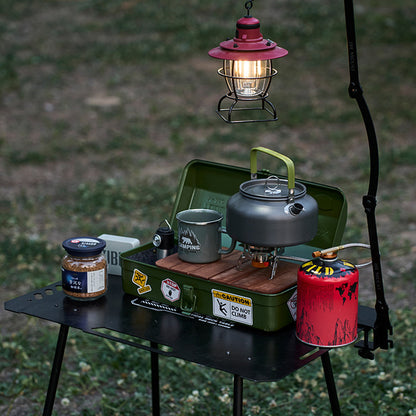 Outdoor Storage Kit with Lamp Stand