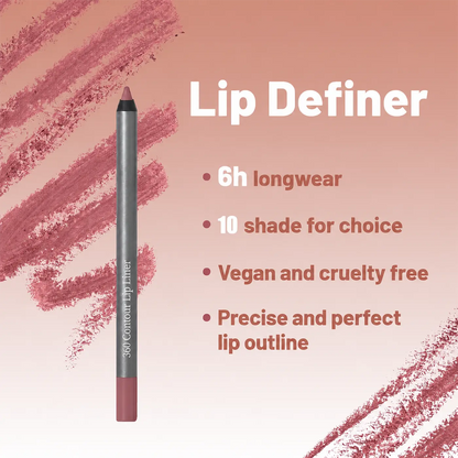 Creamy Lip Contour Pencil | Precise, Transfer‑Proof 6‑Hour Lip Liner