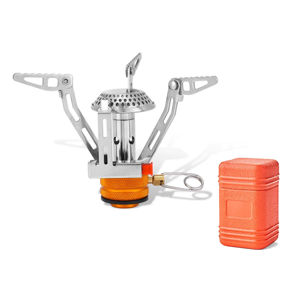 2400W Foldable Mini Stove Head – 117g Portable Hiking & Camping Burner | Campvella