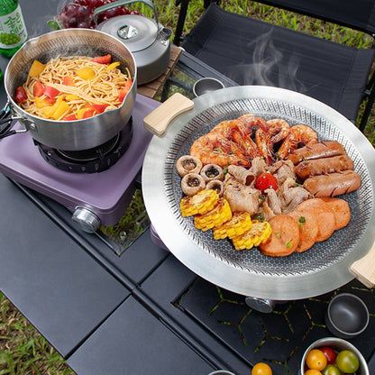 Split-Type Dual-Burner Portable Camping Gas Stove