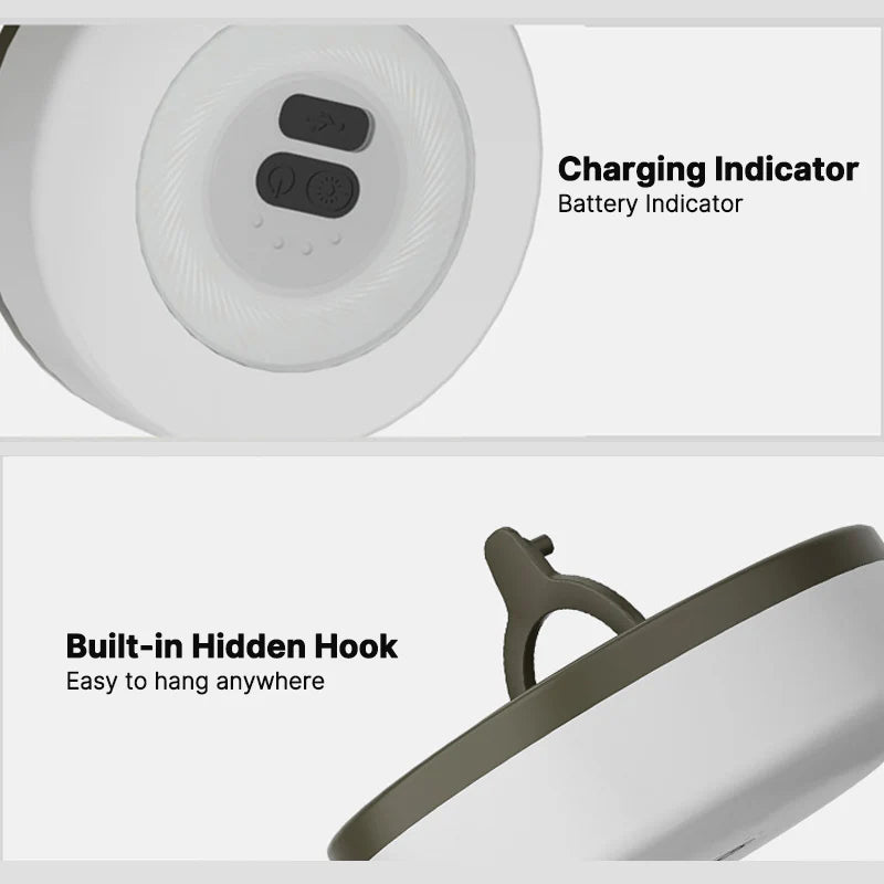 Traverseon Retractable Camping String Light