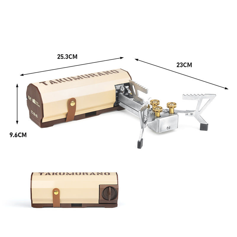 Portable Triple Flame Camping Stove