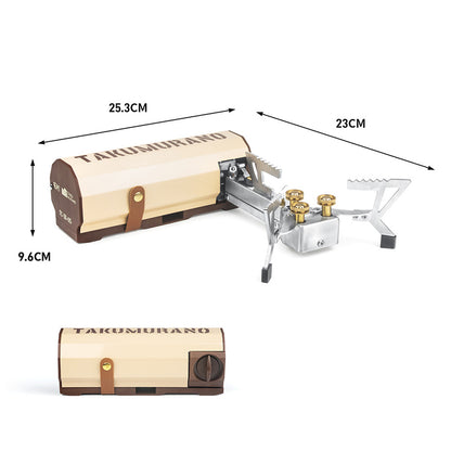 Portable Triple Flame Camping Stove