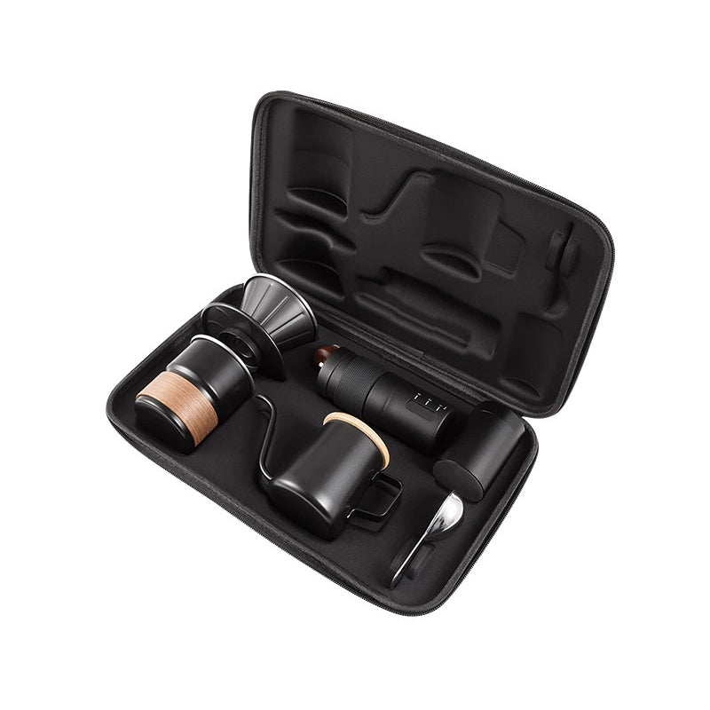 Portable 6-Piece Hand Brew Coffee Set with EVA Case