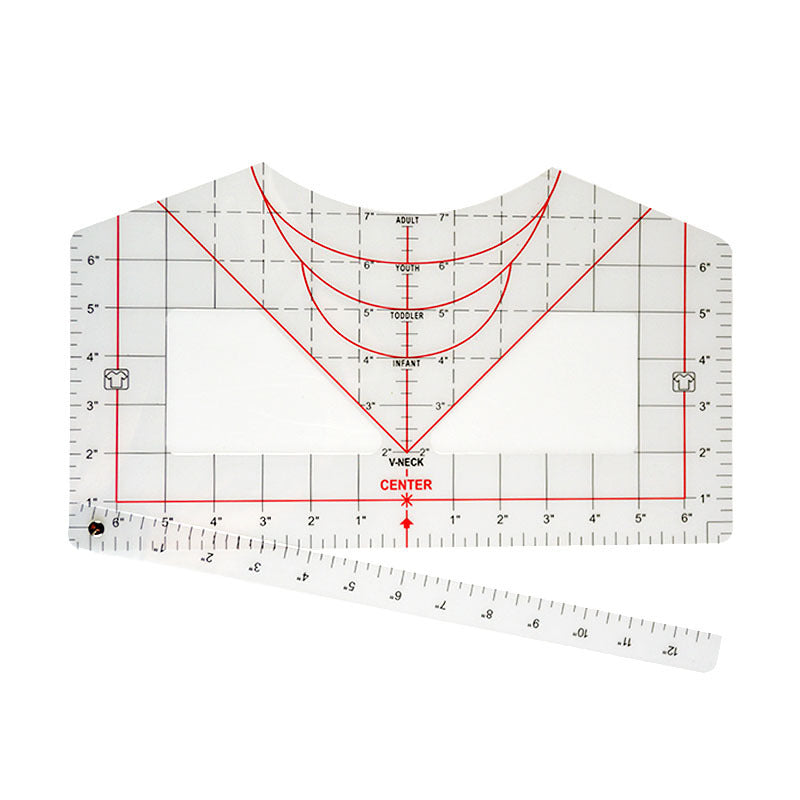Rotating Heat Transfer Alignment Ruler